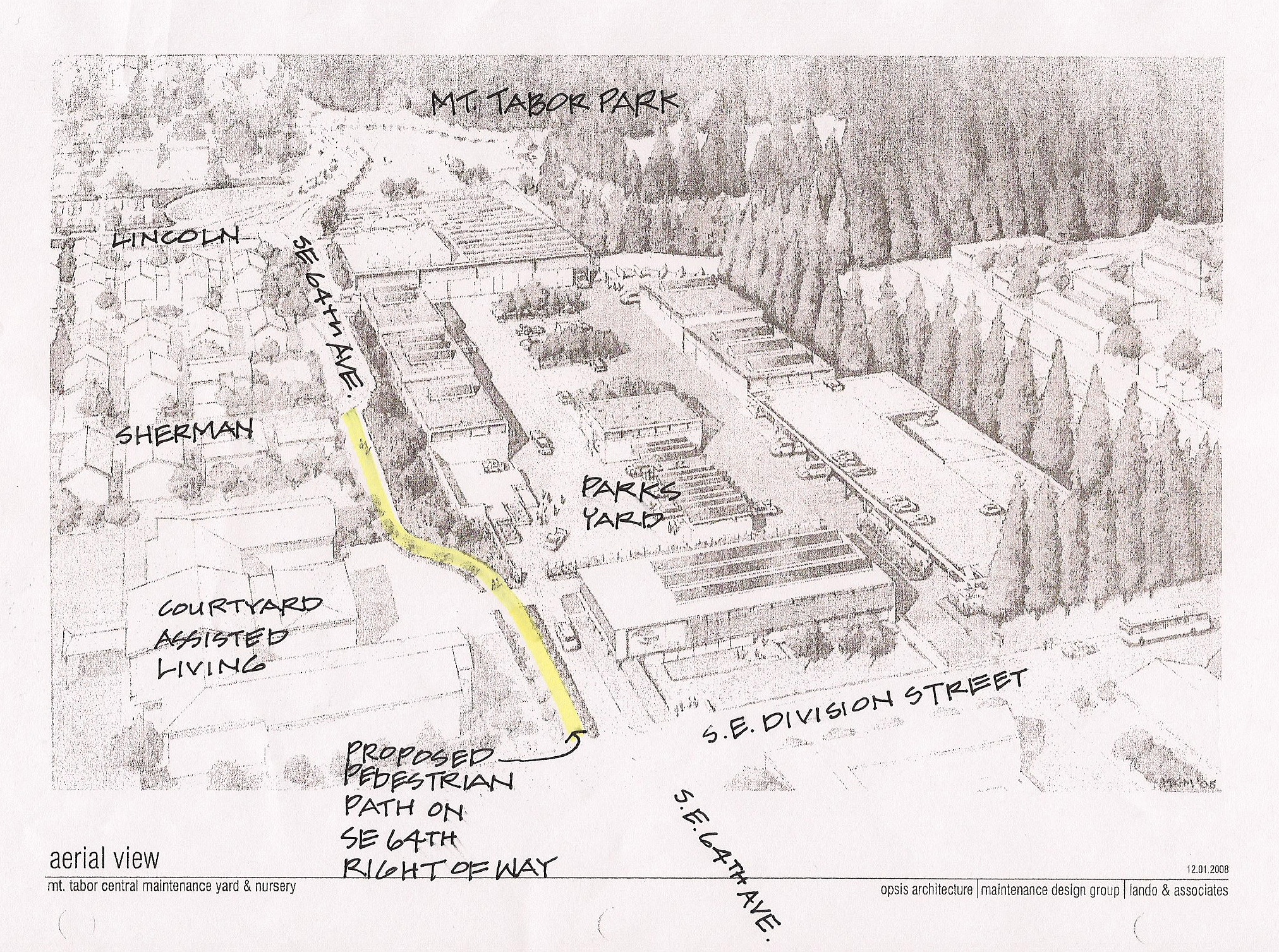 100 Years Later – Access to Mt. Tabor Park at SE 64th