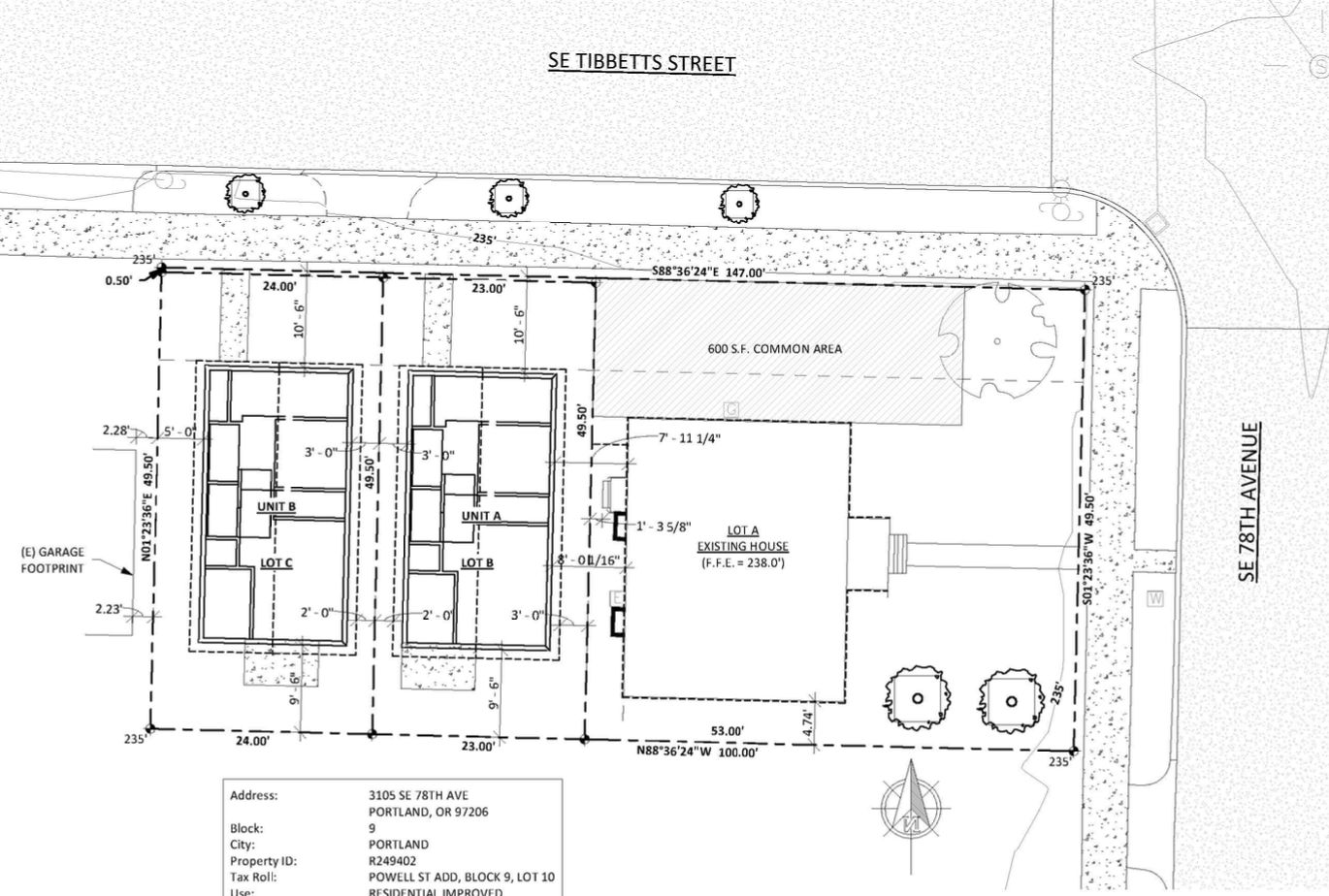 Land Use Notice: 3105 SE 78th Ave. (LU 23-112301 MLDP)